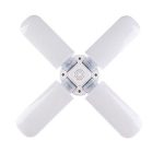 60W négyágú E27 LED lámpa / Ventilátor formájú energiatakarékos fényforrás (BBL)
