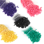 100 g gyantagyöngy – professzionális szőrtelenítő viasz gyantamelegítőhöz, bőrbarát formula otthoni és szalonhasználatra - Levendula lila (BLLV)