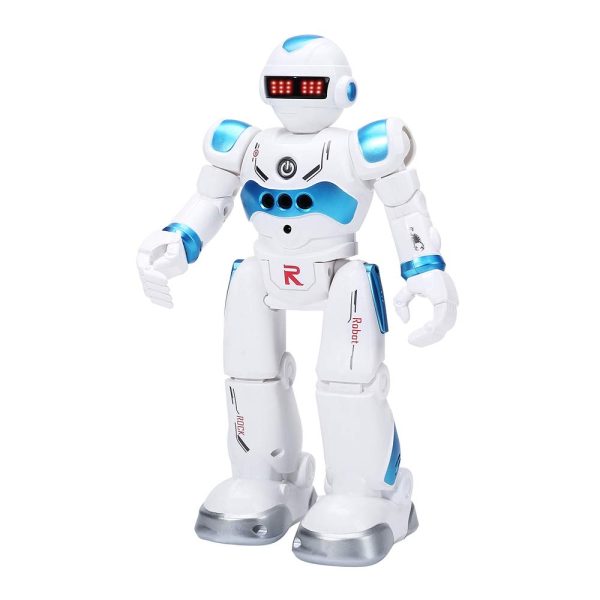Intelligens, vezeték nélküli kontrollerrel irányítható távirányítós robot - zenél, táncol, mesét mond (BBJ)