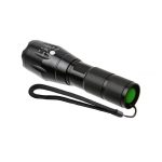 T6 strapabíró és vízálló akkus cree led zoom kézi lámpa - kerékpárra is rögzíthető (BBL)