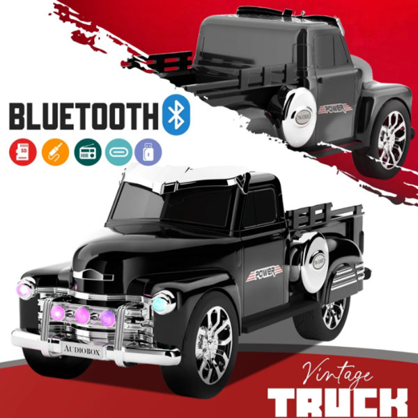 1953 Chevy 3100 pickup teherautó retro bluetooth hangszóró TWS USB FM TF WS-695 (BBV)