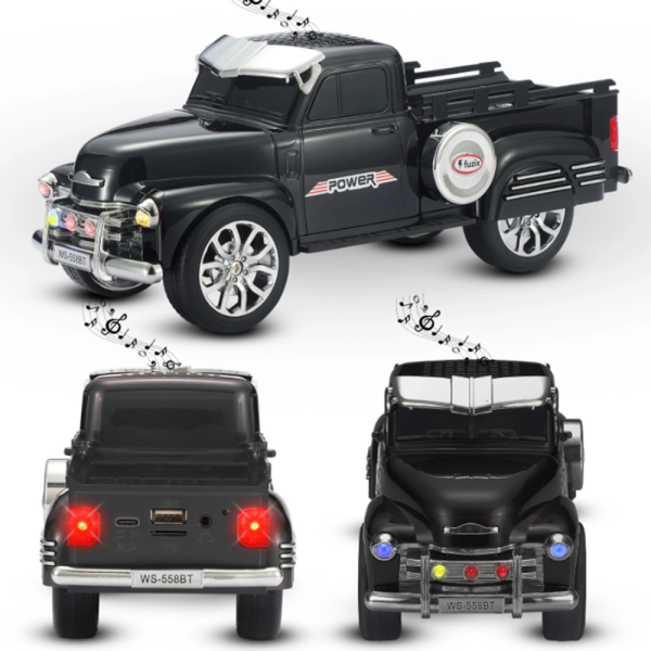 1953 Chevy 3100 pickup teherautó retro bluetooth hangszóró TWS USB FM TF WS-695 (BBV)
