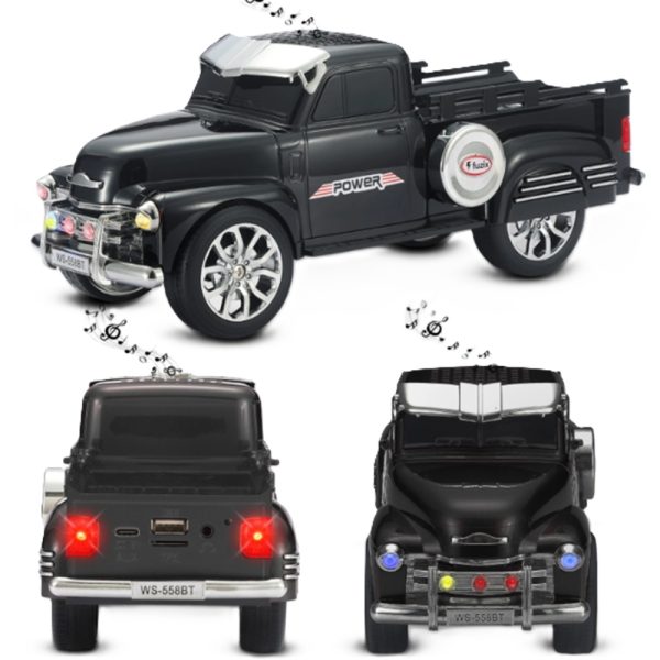 1953 Chevy 3100 pickup teherautó retro bluetooth hangszóró TWS USB FM TF WS-695 (BBV)