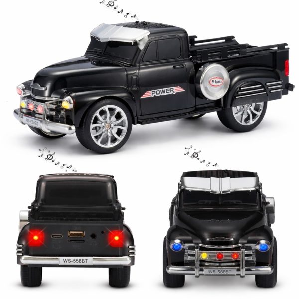1953 Chevy 3100 pickup teherautó retro bluetooth hangszóró TWS USB FM TF WS-695 (BBV)
