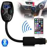 610S Bluetooth autós FM transzmitter MP3 lejátszóhoz, kihangosítóval és távirányítóval, flexibilis kivitel (BBV)