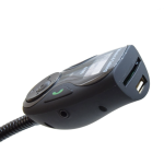 610S Bluetooth autós FM transzmitter MP3 lejátszóhoz, kihangosítóval és távirányítóval, flexibilis kivitel (BBV)
