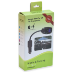 610S Bluetooth autós FM transzmitter MP3 lejátszóhoz, kihangosítóval és távirányítóval, flexibilis kivitel (BBV)