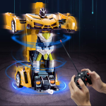Átalakítható sárga robot autó játék gyerekeknek (BBJ)