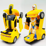 Átalakítható sárga robot autó játék gyerekeknek (BBJ)