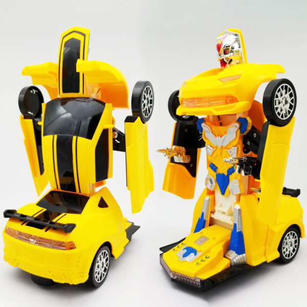 Átalakítható sárga robot autó játék gyerekeknek (BBJ)