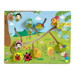 Fajáték útkereső kirakó kisgyermekeknek készségfejlesztő fa puzzle játék (BBMJ)