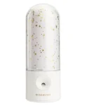 Ultrahangos USB aroma diffúzor csillag mintával - 3in1 aromaterápiás készülék, párásító és nyugtató hatású éjjeli fény (BBJH)