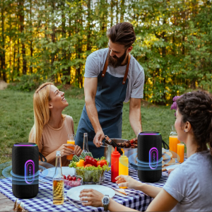 Hordozható bluetooth hangszóró b47 – ipx7 vízálló, 35 w sztereó hangzás, 30 óra lejátszás, led világítás (BBD) 2