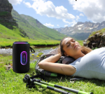 Hordozható bluetooth hangszóró b47 – ipx7 vízálló, 35 w sztereó hangzás, 30 óra lejátszás, led világítás (BBD)