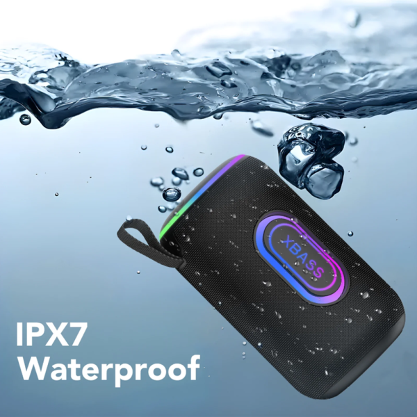 Hordozható bluetooth hangszóró b47 – ipx7 vízálló, 35 w sztereó hangzás, 30 óra lejátszás, led világítás (BBD)