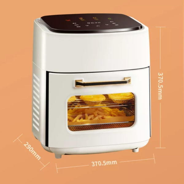 KIMIYO Air Fryer – olaj nélküli légkeveréses sütő egészséges sütéshez (FX)