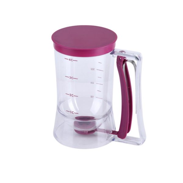 Kézi tészta adagoló gép, 900ml - gofrihoz, muffinhoz, palacsintákhoz, süteményekhez (BBV)