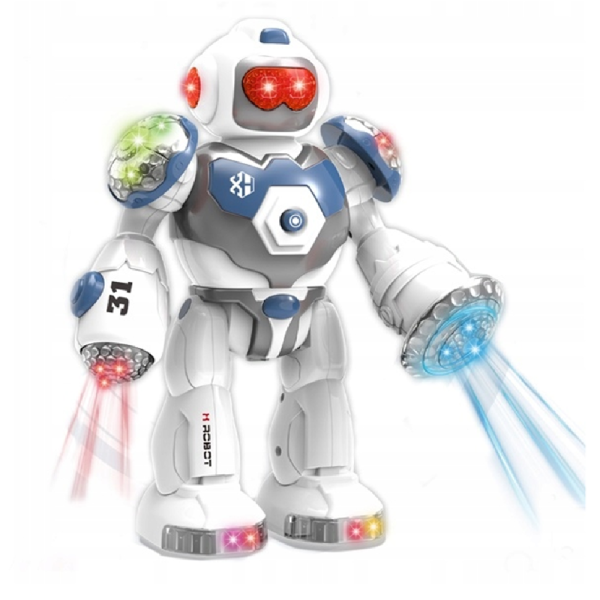 Mechanikus harci robot fényekkel – interaktív játék robot gyerekeknek (BBJ)