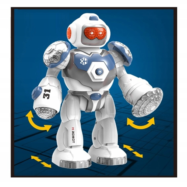 Mechanikus harci robot fényekkel – interaktív játék robot gyerekeknek (BBJ)