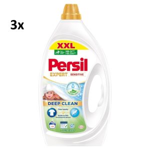 Persil Sensitive gél 3x5L – 360 mosás, gyengéd mosószer érzékeny bőrre