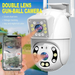 Professzionális WiFi PTZ kültéri megfigyelő kamera – mozgásérzékelős, IP66 vízálló KE24-415 (FX) (BBD)