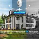 Professzionális WiFi PTZ kültéri megfigyelő kamera – mozgásérzékelős, IP66 vízálló KE24-415 (FX) (BBD)