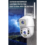 Professzionális WiFi PTZ kültéri megfigyelő kamera – mozgásérzékelős, IP66 vízálló KE24-415 (FX) (BBD)