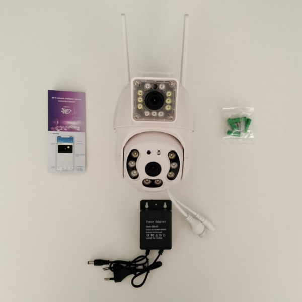 Professzionális WiFi PTZ kültéri megfigyelő kamera – mozgásérzékelős, IP66 vízálló KE24-415 (FX) (BBD)