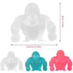 Realisztikus gorilla squishy játék – puha, szorítható stresszcsökkentő és feszültségoldó játék iskolásoknak és felnőtteknek (BBMJ)
