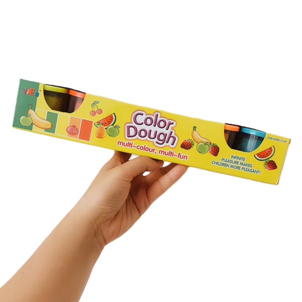 Színes gyurma szett 6 darabos color dough készlet dobozban gyerekeknek (BBMJ)