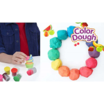Színes gyurma szett 4 darabos color dough készlet dobozban gyerekeknek (BBMJ)