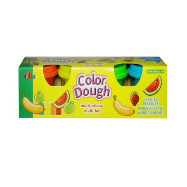 Színes gyurma szett 4 darabos color dough készlet dobozban gyerekeknek (BBMJ)