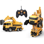 Távirányítós Transformers darus robot autó – átalakuló jármű fény- és hangeffektekkel (BBJ)