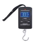 Többfunkciós, hordozható - digitális LED függőmérleg háttérvilágítással - 40 kg-ig (BBV)