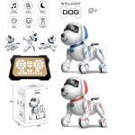 TurboTappancs – távirányítós interaktív robot kutya, hangokkal, angol szavak tanításával, tánc funkcióval – USB újratölthető, piros (BBJ)