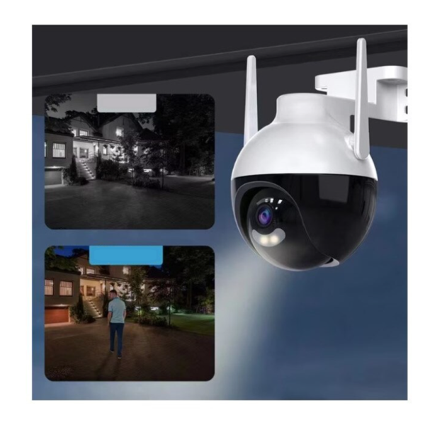 Vezeték nélküli smart kamera – HD IP megfigyelő kamera éjjellátóval, mobilalkalmazással és mozgásérzékeléssel (BBV)