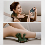 Vezeték nélküli 4D nyakmasszírozó fűtéssel – Hordozható akupresszúrás nyak- és hátmasszírozó, újratölthető váll- és izomlazító készülék (BBM)(THM)(BBD)