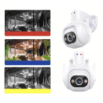 Vezeték nélküli 5MP IP PTZ kamera 10X Zoom, hangérzékelős riasztás, falra rögzíthető (BBV)