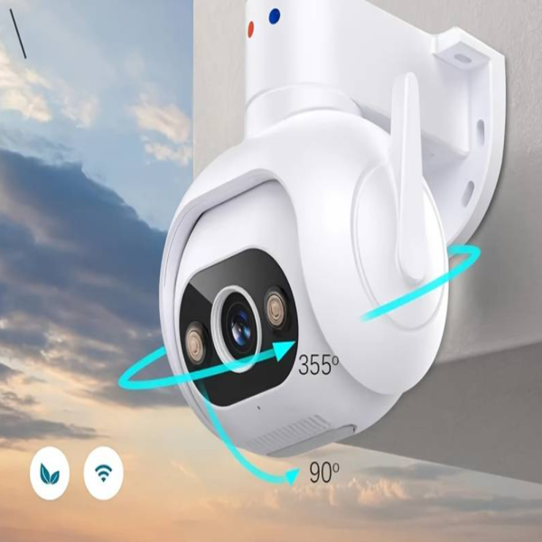 Vezeték nélküli 5MP IP PTZ kamera 10X Zoom, hangérzékelős riasztás, falra rögzíthető (BBV)