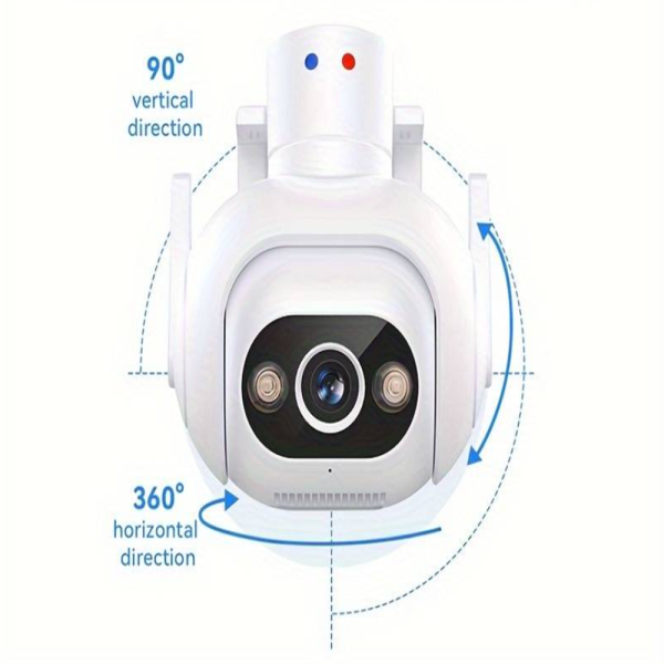 Vezeték nélküli 5MP IP PTZ kamera 10X Zoom, hangérzékelős riasztás, falra rögzíthető (BBV)