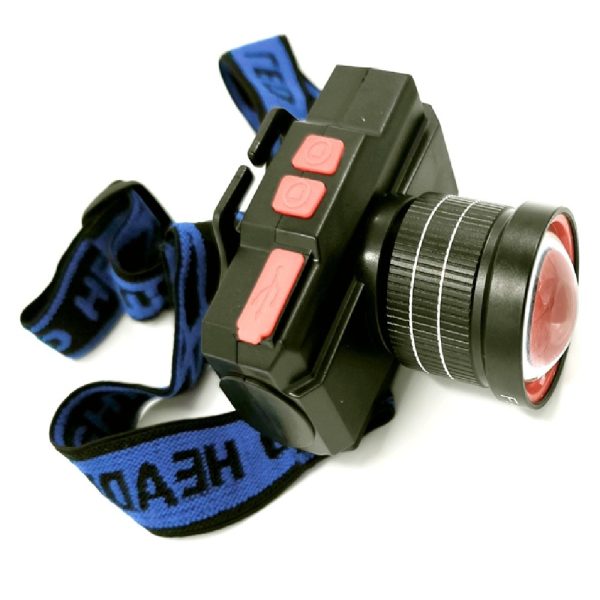 Yesnice YES-621 LED fejlámpa – zoom funkció, nagy fényerő, akkumulátoros, újratölthető kivitel (BBD)