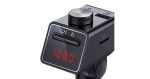 LCD kijelzős autós Bluetooth FM transzmitter - zenelejátszó, kihangosító és töltő Q18S (BBV)