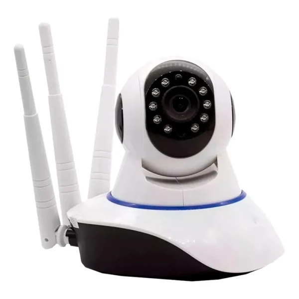 WiFi kamera beépített hang- és mozgásérzékelővel, 3 antennával - 360°-ban mozgatható (BBV)