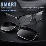 Aemai Smart Bluetooth audio szemüveg – kékfény szűrős okosszemüveg beépített hangszóróval és mikrofonnal (THM)