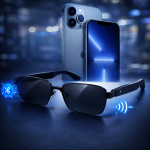Aemai Smart Bluetooth audio szemüveg – kékfény szűrős okosszemüveg beépített hangszóróval és mikrofonnal (THM)