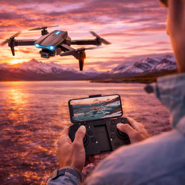 Andowl WiFi drón HD kamerával Q-DM700 – magasságtartós RC quadcopter, élőkép funkcióval (BBD)