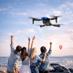 Andowl WiFi drón HD kamerával Q-DM700 – magasságtartós RC quadcopter, élőkép funkcióval (BBD)
