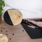 CREPELLA Pro elektromos palacsintasütő és crepe maker – tapadásmentes tortilla sütő, kompakt reggelikészítő - 600W (BBE)