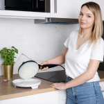 CREPELLA Pro elektromos palacsintasütő és crepe maker – tapadásmentes tortilla sütő, kompakt reggelikészítő - 600W (BBE)
