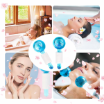 CrystalGlow arc jéggömb kristály masszírozó – hűsítő arcmasszírozó gömbök bőrfeszesítéshez (BBM)